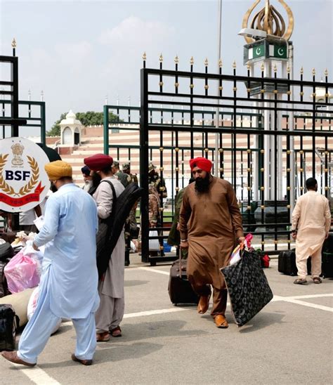 Sikh Pilgrims From Pakistan Arrive To Visit Various Sikh Shrines