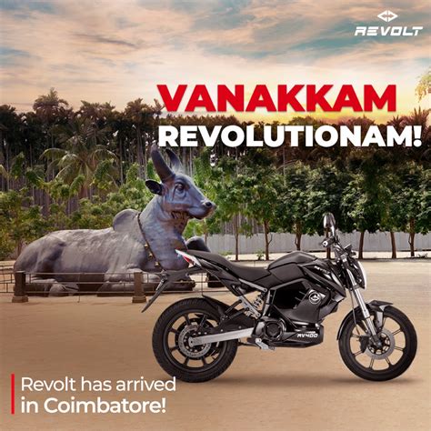 Revolt Motors Adds Third Retail Store In Coimbatore Tamil Nadu CredR