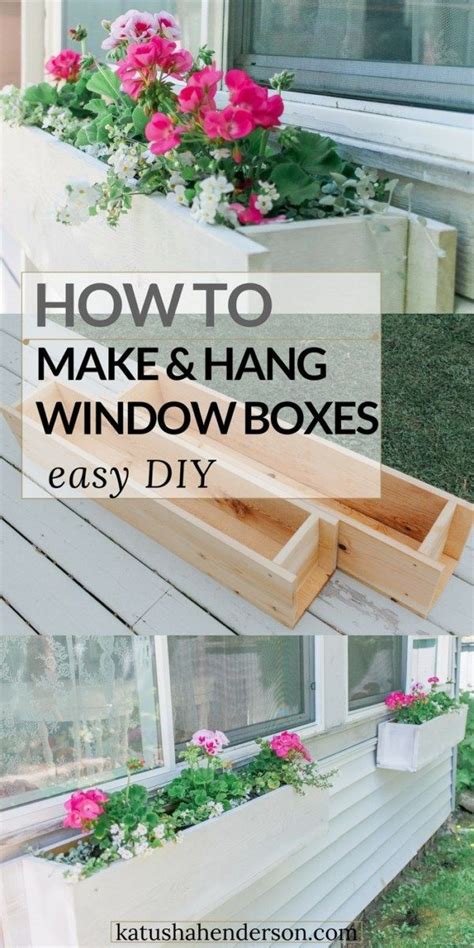 Easy Flower Window Box Diy Katusha Henderson Blog Window Box