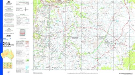 Victoria River Downs SE52 - 04 Map by Geoscience Australia | Avenza Maps