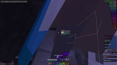 Cheating On Hypixel Skywars With Flux Client YouTube