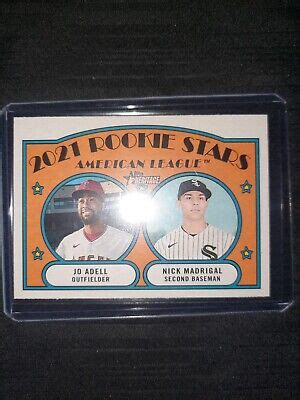 Topps Heritage Rookie Stars American League Jo Adell Nick Madrigal