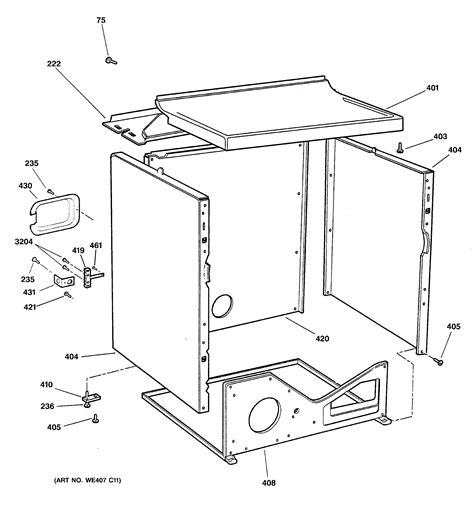 Ge Model Dx2300eg1ww Residential Dryer Genuine Parts Ge Dryer Wiring Diagram Cadicians Blog