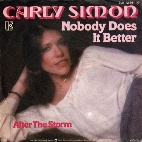 Carly Simon Nobody Does It Better