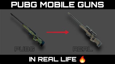 Pubg Mobile Guns In Real Life Snipers Awm In Real Life Youtube