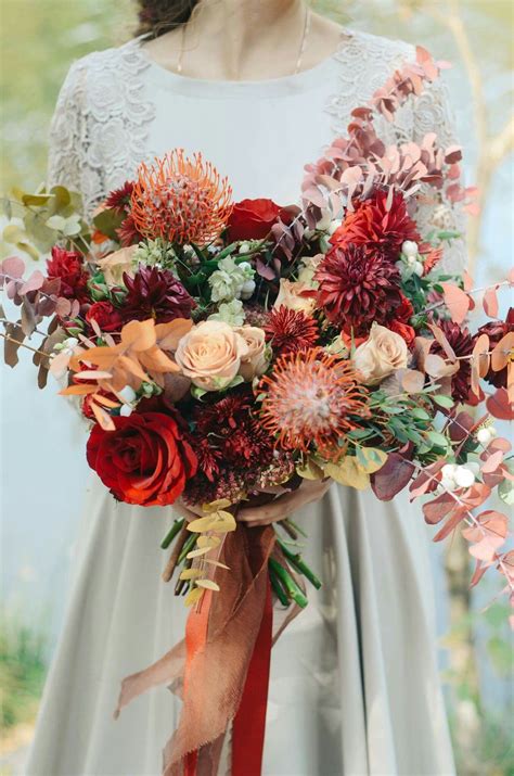 42 Fall Wedding Bouquets That Epitomize Autumn Style Artofit