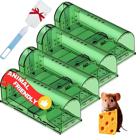 Hydro Humane Mouse Traps For Indoors And Outdoors 4 Pack Mouse Traps