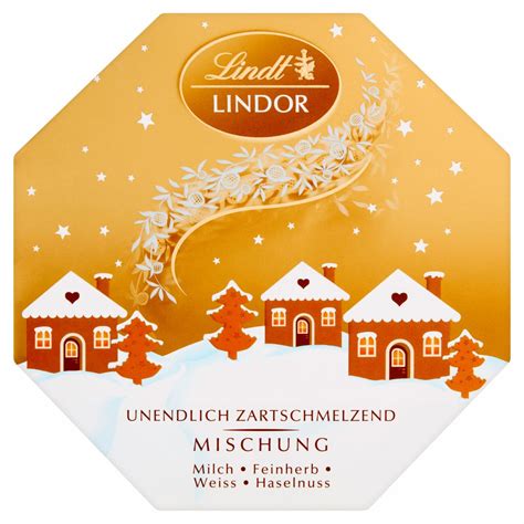 Lindt Lindor Pralinki Z Czekolady Mlecznej Deserowej I Bia Ej Z