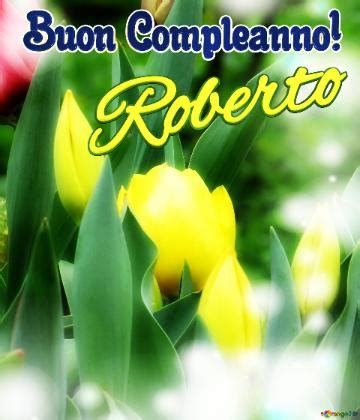 Buon Compleanno Roberto Immagine Libera