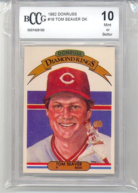 1982 Donruss Tom Seaver Diamond King Hof 16 Bccg10 Bccg Ebay