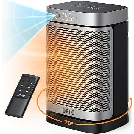 Amazon Dreo Atom One Space Heater With Remote Oscillating