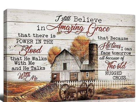 Farmhouse Barn Wall Art Old Rustic Barn Canvas Wall Decor 23 L X 20 H