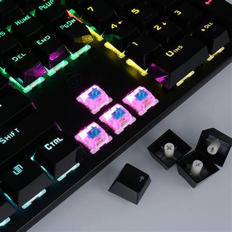 Jual Keyboard Gaming HP GK100 RGB Blue Switch Mechanical Keyboard