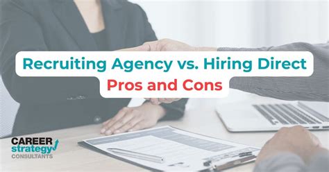 Recruiting Agency Vs Hiring Direct Pros And Cons