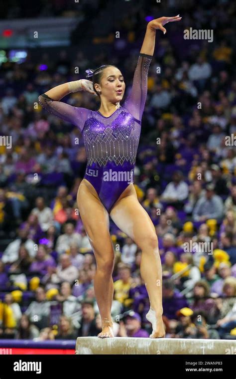 January 05 2024 LSU S Aleah Finnegan Competes On The Balance Beam