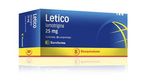 Letico 25 Mg Lamotrigina Bioequivalente Eurofarma