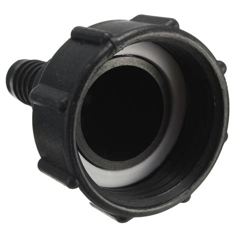 L Ibc To Inch Mm Water Tank Black Garden Hose Adapter Fitting