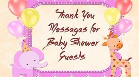 Best Of Thank You Messages For Surprise Baby Shower