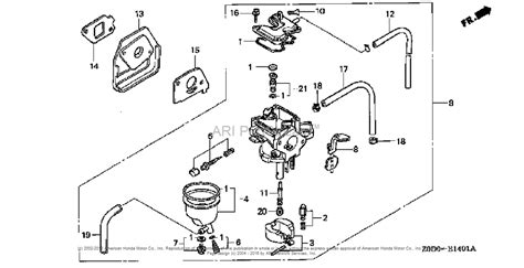 Honda Engines GX100 KRS ENGINE JPN VIN GCANM 1100001 TO GCANM