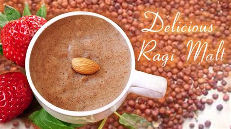 How To Make Ragi Malt Recipe Ragi Java Recipe Healthy Recipe For