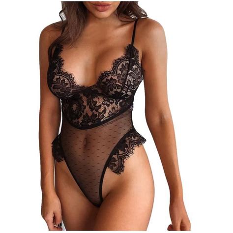 Mode féminine Sexy Body Dentelle Broderie Lingerie Creuse n2967Bandage