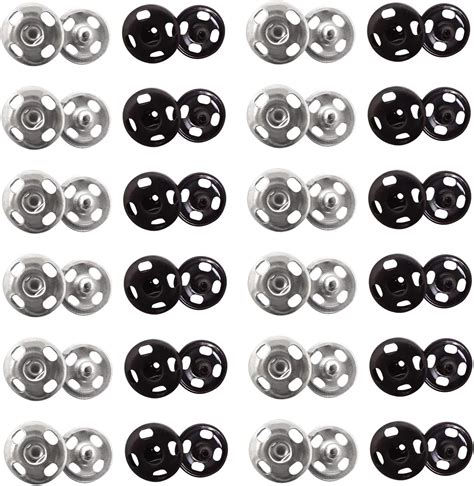 Amazon Honbay Sets Metal Sew On Snap Buttons Press Studs