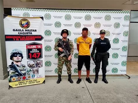 Gaula Militar Caquetá captura a presunto delincuente por el delito de