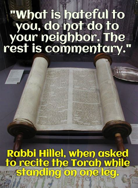 Rabbi Hillel Quotes. QuotesGram