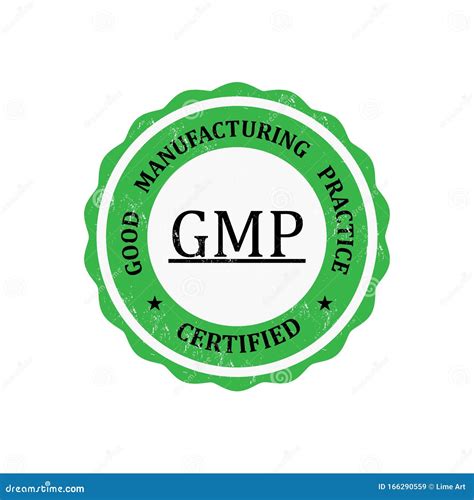 GMP certified icon stock vector. Illustration of isolated - 166290559