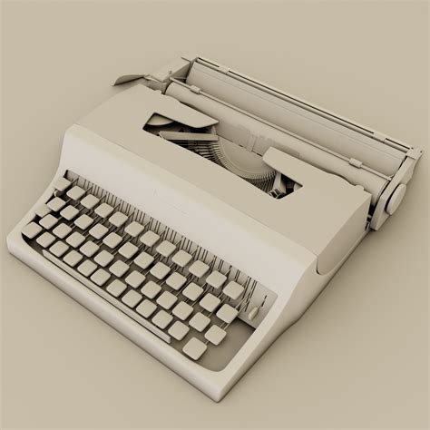 Olivetti Typewriter [WIP] - Works in Progress - Blender Artists Community