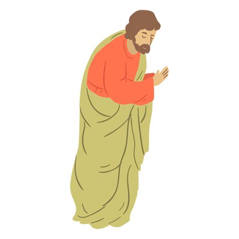 Joseph Nativity Character PNG SVG Design For T Shirts