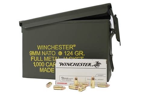 Winchester Q Ac Mm Nato Gr Fmj Round Ammo Can Sportsman