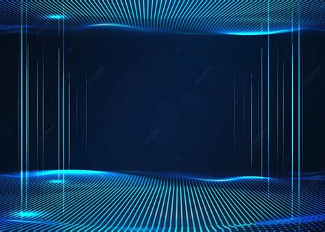 Fondo De Línea De Efecto De Luz Abstracta De Ondulación De Tecnología