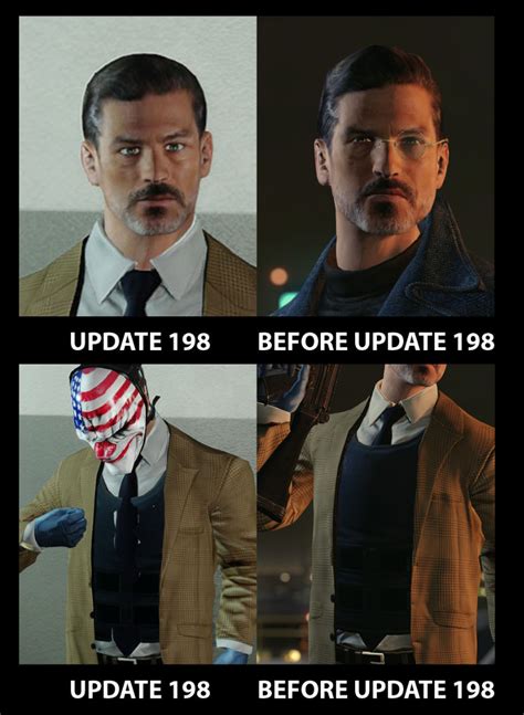 Fixed Male Heister Faces And Not Only Before Update 198 1 1 PAYDAY