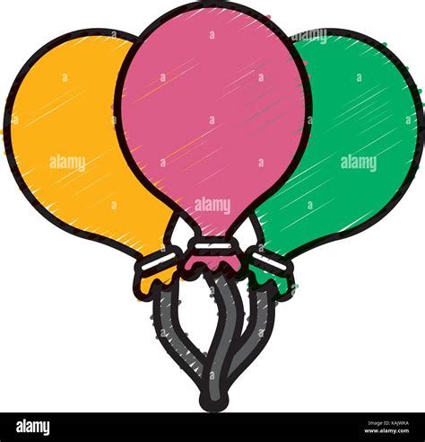 Balloons celebration symbol Stock Vector Image & Art - Alamy