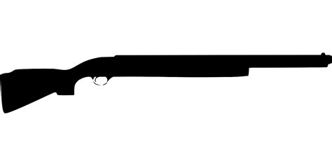 SVG Double Hunter Rifle Gun Free SVG Image Icon SVG Silh