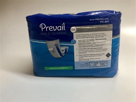 Prevail Male Guards Bladder Control Liners Maximum Absorbency 1 Pk Of 14 Pads Ebay