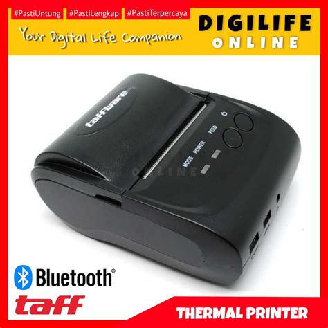 Jual Printer Thermal 58mm Pos Bluetooth Resi Kasir Termal 58 Zjiang 5802dd Shopee Indonesia