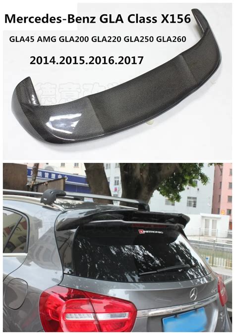 Carbon Fiber Spoiler For Mercedes Benz Gla Class X156 Gla45amg Gla200