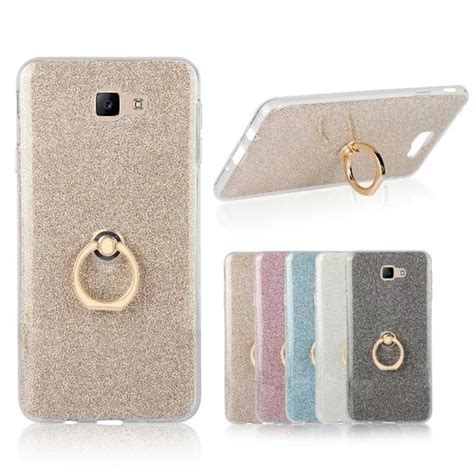 Paillettes Bague de Téléphone TPU Souple étui pour samsung Galaxy J2