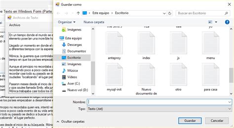 Programación C Archivos de Texto en Windows Form Parte 1