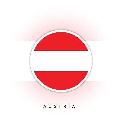 Austria Flag Outline