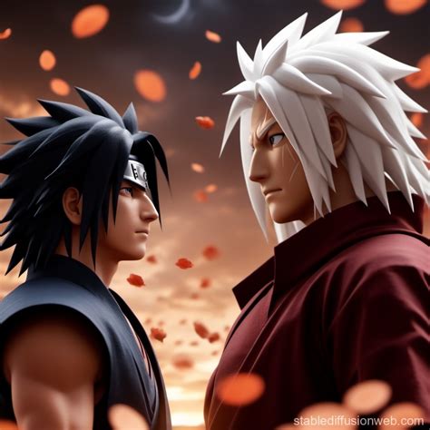 Madara Uchiha vs Naruto Duel | Stable Diffusion Online