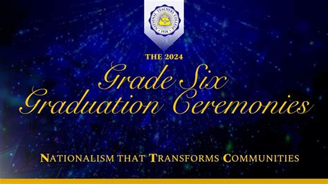 The 2024 Grade Six Graduation Ceremonies Youtube