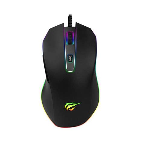 Havit HV MS837 RGB Backlit Programmable Gaming Mouse Aristo Computers