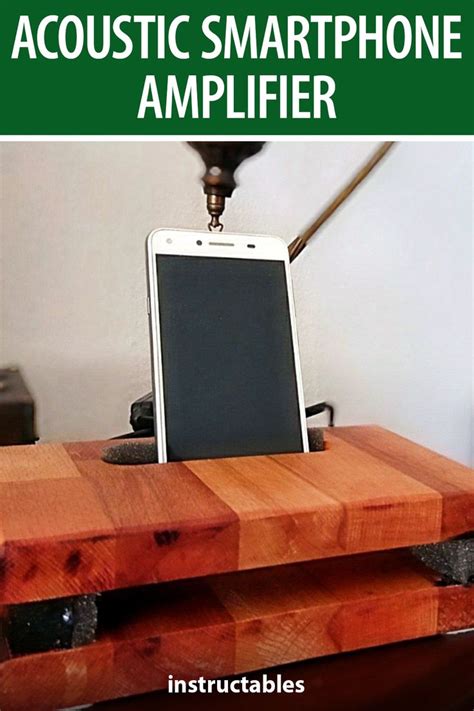 Diy Acoustic Smartphone Amplifier Wooden Passive Speaker Wooden Acoustic Amplifier