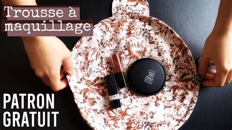 Diy Trousse Maquillage Patron Gratuit Tutoriel De Couture