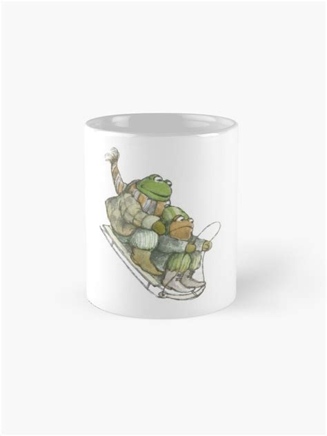 Frog And Toad Sledding Sticker Coffee Mug For Sale By Katew F Redbubble