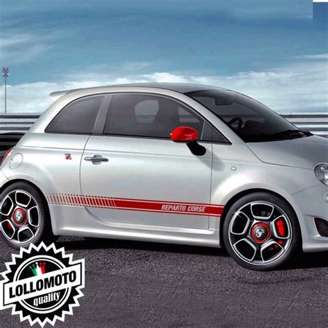 Acquista Strisce Reparto Corse Per Fiat Abarth Adesivi Stickers