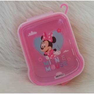 Sanduicheira Porta Sanduiche Infantil Rosa Minnie Mouse Shopee Brasil